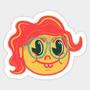 Ketchup and Mustard Creature Sticker